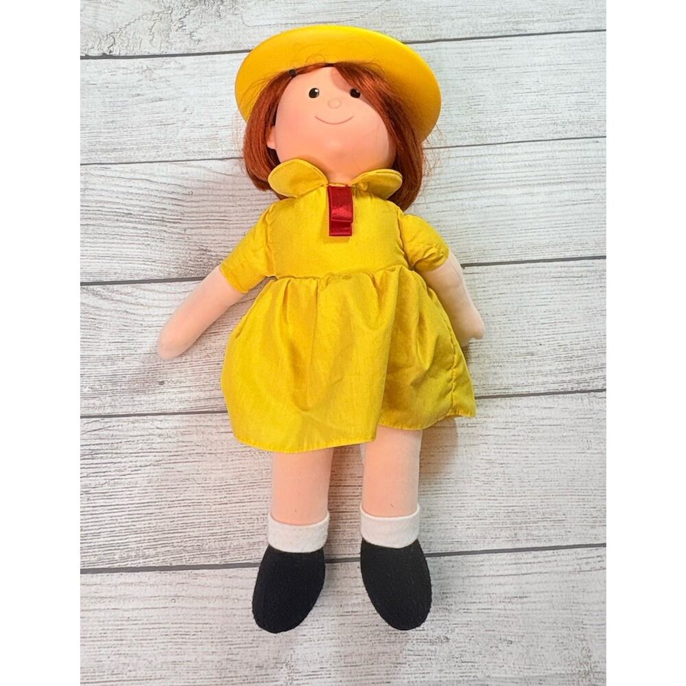 Madeline Vintage Kids Gifts Talking Doll 16" 1998 Plush Tested Working Yellow
